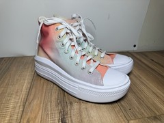 Converse Chuck Taylor All Star Platform Rainbow Ombre Mermaid Sneakers Girls 5.5