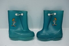 VINTAGE WARNER BROS. MERRIE MELODIES BUGS BUNNY KID’S RAIN BOOTS / GALOSHES SZ 6