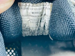 🔥 Merrell • Waterpro Z-Rap Kids Dark Gray/Yellow Shoes • Kids Junior Size 2