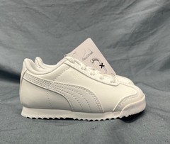 Puma Toddlers Roma Basic Inf Sneakers Lace Up White Size 7 NEW IN BOX!