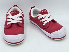 Keds Graham size 6.5 M classic sneaker canvas Red lace Cap toe