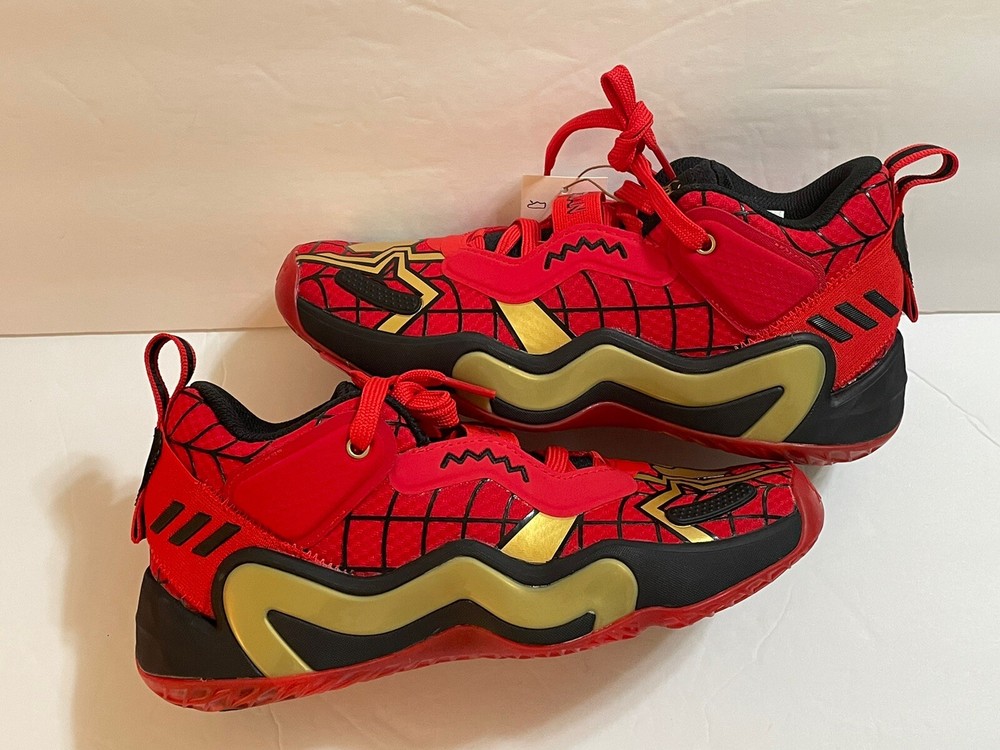 NEW Adidas Donovan Mitchell D.O.N Issue #3 Spiderman GS Boys Shoes GZ5496 5.5Y