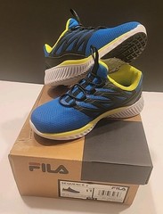Fila Kid’s Sneakers Shoes Sequence 2 Size 11 Blue Black Performance New In Box