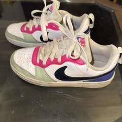 Nike Court 4Y Borough Recraft Low White Blue Pink Green DV5456-108