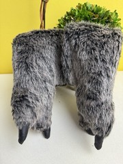 MONSTER SLIPPER “ DON’T CRY WOLFE “ CUSHIONED Kids Size Small 10/11
