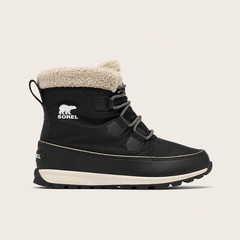 Sorel Kids Whitney Carnival Black Snow Boots Size 4