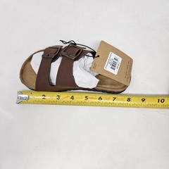 LUCKY BRAND Blanc Double Strap Buckle Suede Cork Sandals / Kid’s US 1 – MSRP $85