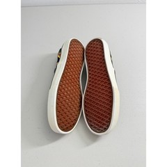 Buc-ees Beaver Logo Print Black Canvas Slip On Shoes Kids Size 4Y 6W