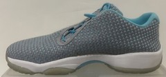 Nike Air Jordan Future Low 724814-014 Grey Blue Athletic Shoes Youth Size 8.5