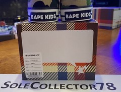 A BATHING APE BAPE Green ABC Camo Ape Head Slip On Kid Shoe US sz 1 PS 20cm $165