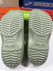 CROCS CLASSIC CLOG K SLIP ON MOSS GREEN KIDS SIZE J5 BRAND NEW BOX 206991-308