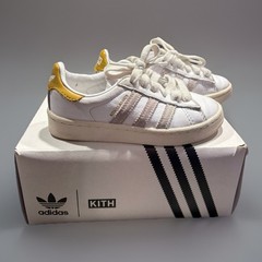 Kith Classics X adidas Original Campus 80s Mango Yellow White IE4805 Samba 10.5k