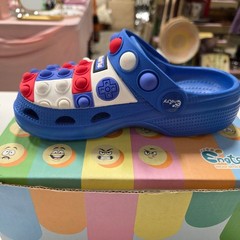 Engtoy Kids Blue Video Game Pop It Clogs Player 2 Gaming Fidget Shoes 11