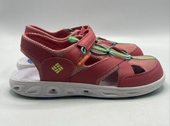 Columbia Youth Techsun Wave Wild Salmon Pink/Voltage Youth Size 7
