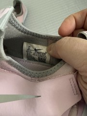 Nike Flex Runner Kids Slip-On Sneakers Pink/Gray/White 2Y