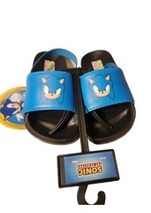 Sonic the Hedgehog Matrix Blue Slip On Kids 7/8