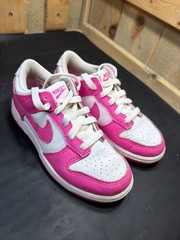 Nike Dunk Low PS Active Pink White Kids Shoes Size 13C US 12.5 UK 31 EUR FB9108-