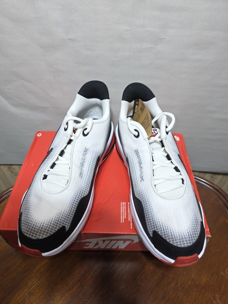 Nike Air Max Nova GS Youth 5Y White University Red Black FN4446-100