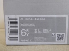 Nike Air Force 1 LV8 (GS) Print White-White-Multi Color Sz 6.5Y [FN8912-111]