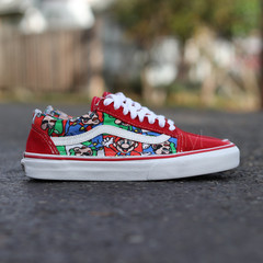 VANS Old Skool Super Mario and Luigi Custom Hand Detailed Any SIze