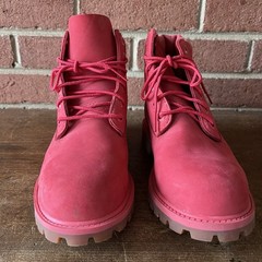 Timberland 50th Anniversary Premium 6″ Red Waterproof Boots Boys Girls Size 4