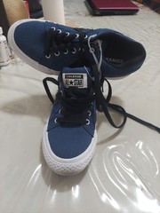 CONVERSE KIDS EL DISTRITO RIPSTOP 361338F CANVAS LOW TOP Shoes N Blue Size 20.5