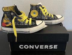 CONVERSE Chuck Taylor All Star Junior Size 11 Bart Simpson Groening 2013 Rare
