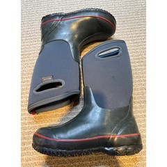Bogs Solid Classics Kids Waterproof Insulated Winter Boots Black Navy size 3