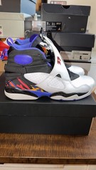 Jordan Air Jordan 8 Retro BG Multicolor Leather Kids Sneakers 7Y High Top