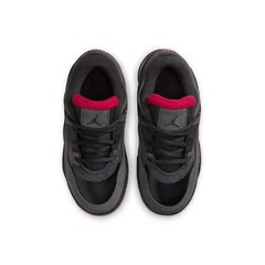 [FQ7936-060] Preschool Air Jordan Retro 4 RM ‚Bred‘