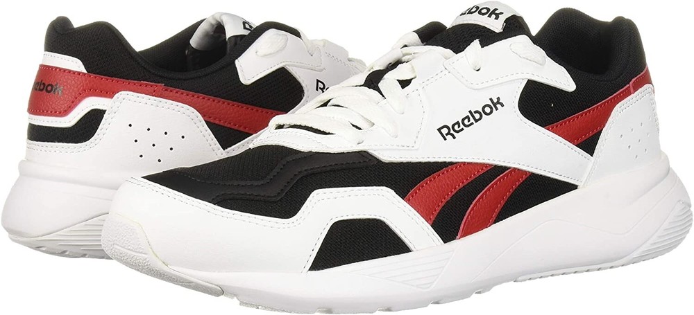 Reebok 258618 Big Kids Royal Dashonic Running Sneaker White/Black/Red Size 4.5 M