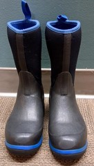 Muck Boot Co Kids Element Insulated Boots Size 2 Waterproof Unisex Black/Blue