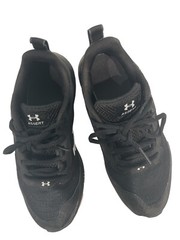 Size 4y- Under Armour Assert 9 Wide Low Black White Boy/Girl