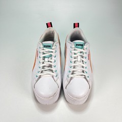 Puma Mayze White Chunky Platform Sneakers Streetwear Shoes 390258-01 Youth Sz 7