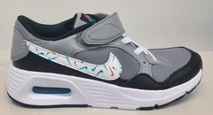 NIKE AIR MAX SC (PSV) PARTICLE GREY/MULTI COLOR DM7563-001, SIZE : 3