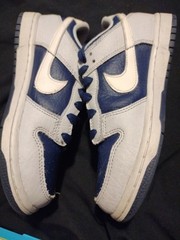 Nike Dunk Low GS „UB Reactive Photon Dust/White/Midnight Navy Used Size 2y