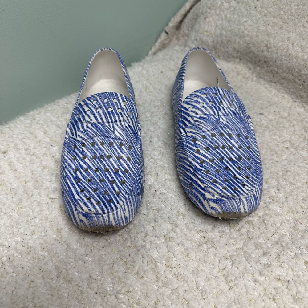 Floafers Kids Prodigy Driver Crayola Blue Scribble Water Shoes Size 4