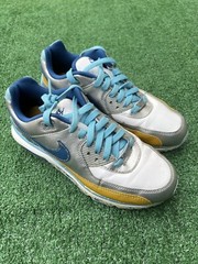 Nike Air Max Wright Kid’s Youth 318266-143 White/Blue/Silver Sz 5.5y RARE Woman7