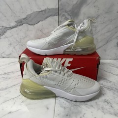 Size 4 (GS) – Nike Air Max 270 Low White Silver – 943345-103