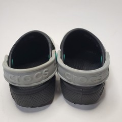 Crocs Classic Clog Kids Fun Lab Black Shark Light up Size C 7 Slip On Sandal