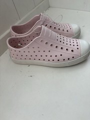 Native Jefferson Kids Shell Pink EVA Slip On Water Shoes Sneakers Round toe 3