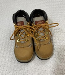 Timberland Youth Field Boots Wheat Nubuck Leather & Textile Size 13/EU 31/UK12.5