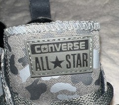 Chuck Taylor Converse All-Star Green Camouflage Low Top Size 4 Juniors Unisex