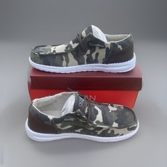 Ocean+Coast Youth Medium 2 Camo Oliver Light Weight Loafers Boat Shoes