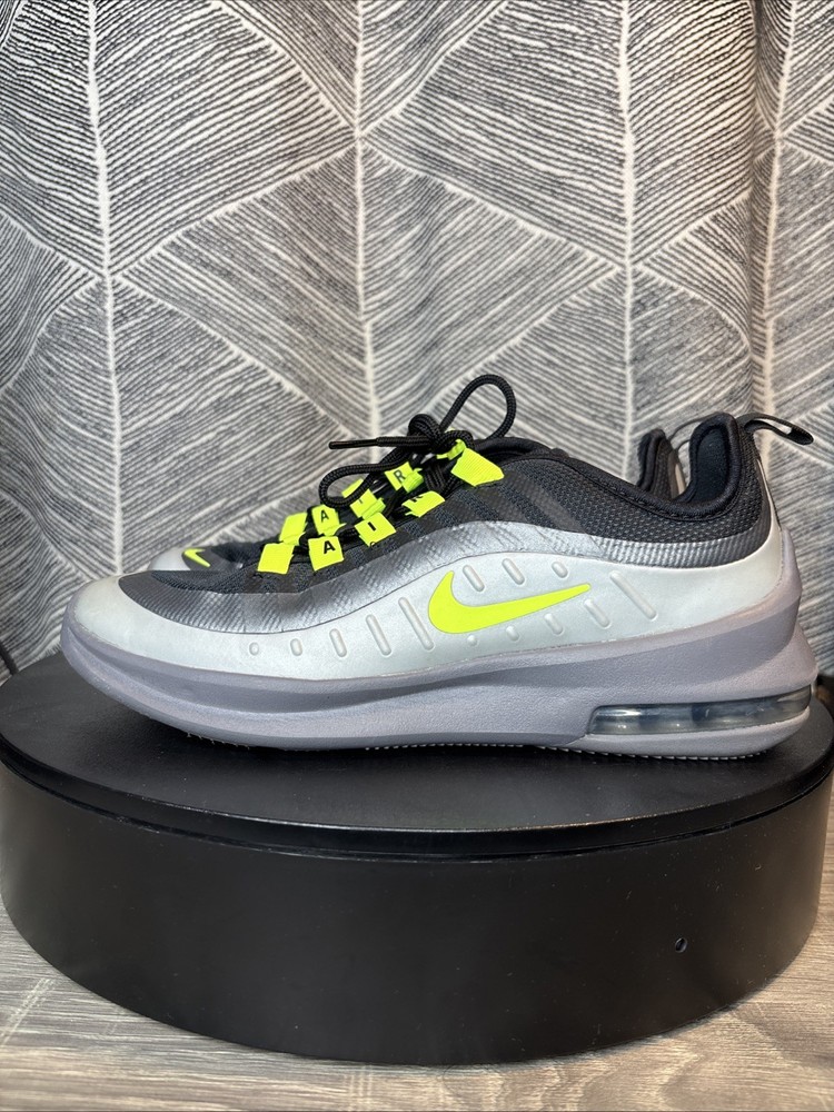 Nike Air Max Axis AH5222-012 Black Gray Hyper Volt GS Size 6y Youth