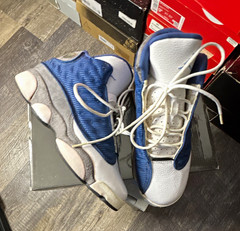Jordan Air Jordan 13 Retro GS French Blue/White Leather Mid Top 7Y 414574-401