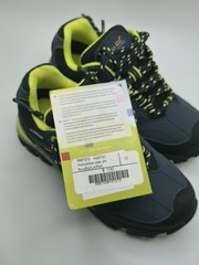 Regatta Holcombe Low Jnr Waterproof Kids Hiking Shoes Navy Lime Size 12