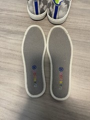 Rothy’s the kids sneaker in grey camo size K3 slip on back to school