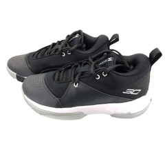 Under Armour GS SC 3Zero IV Black White Athletic Shoes Size 6Y New