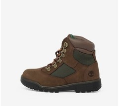Size 2.5y-Timberland Feild Boot Preschool Brown Green 6” Premium Kids- Brand New